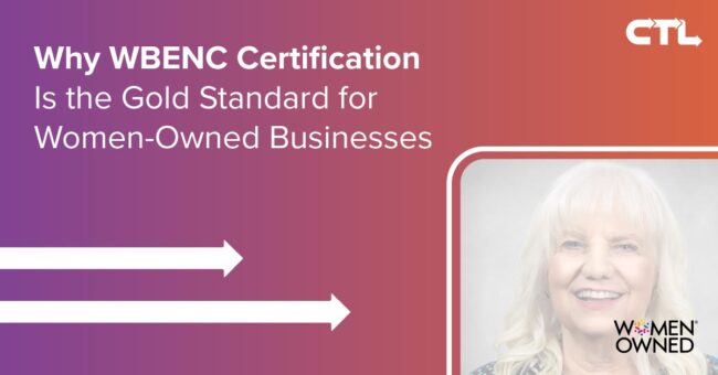WBENC certification as a gold standard for women-owned businesses.
