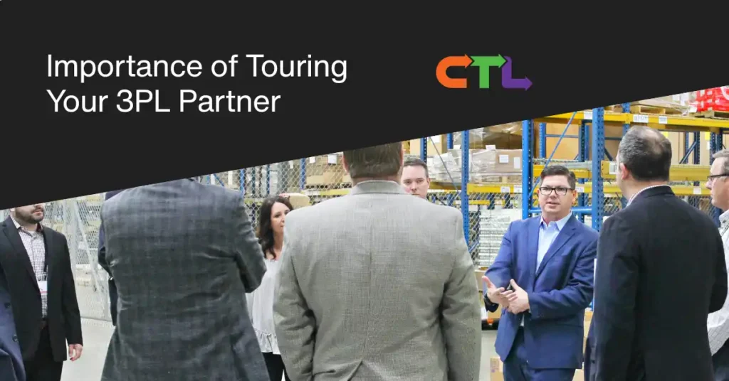 CTL co-president Josh Miller gives a warehouse tour.