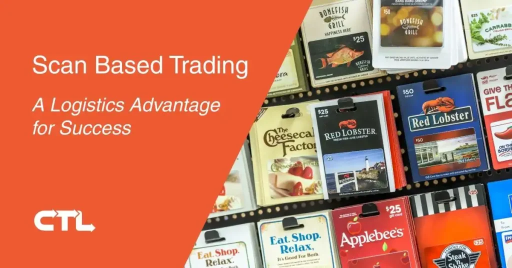 Scan-based trading inventory at a retail store.