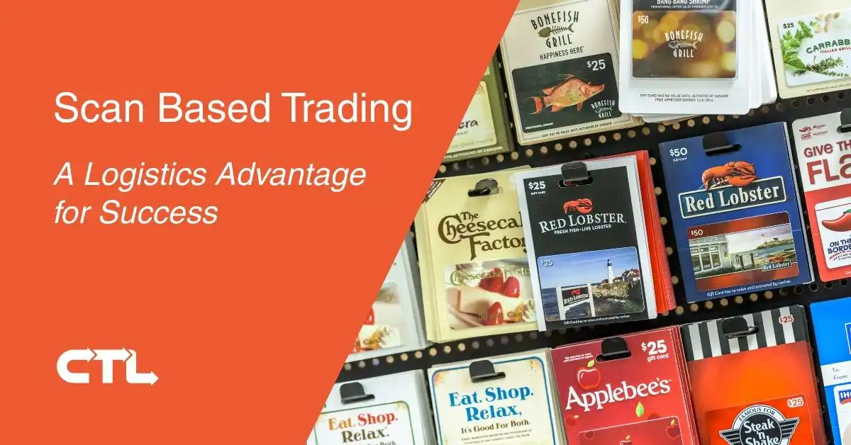 Scan-based trading inventory at a retail store.